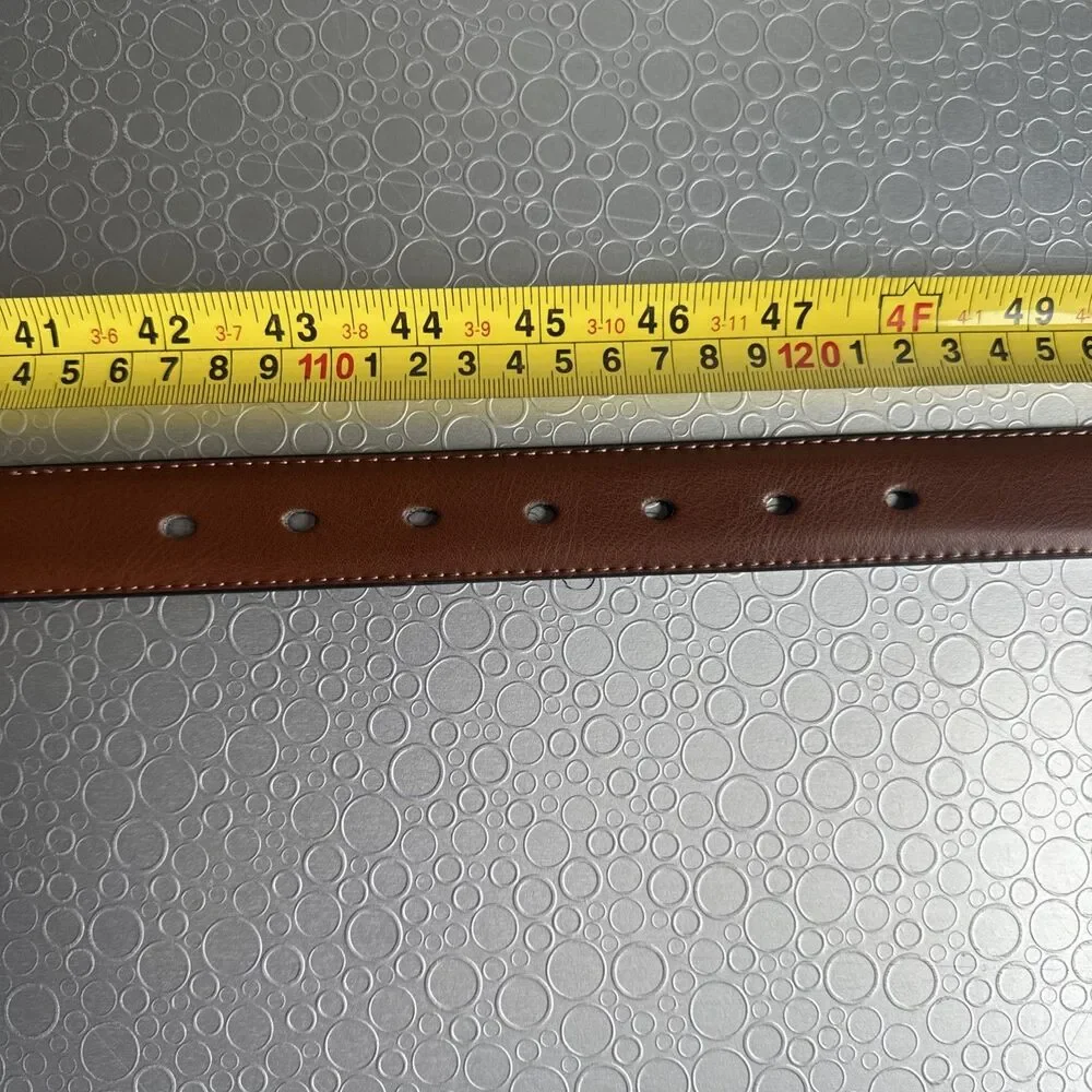 Beltox Fire Reversible Faux Leather Roller Buckle Mens XL 44 46 48 Twist Flip